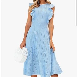 Blue midi Sundress